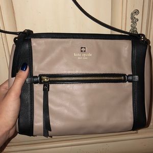 Kate Spade Tan and Black Crossbody